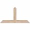 Ekena Millwork Portland Smooth Timber Gable Bracket, Douglas Fir, 36"W x 19"H x 3 1/2"D x 3 1/2"F, 13/12 Pitch GBW036X19X0404POR00SDF - alternate 1